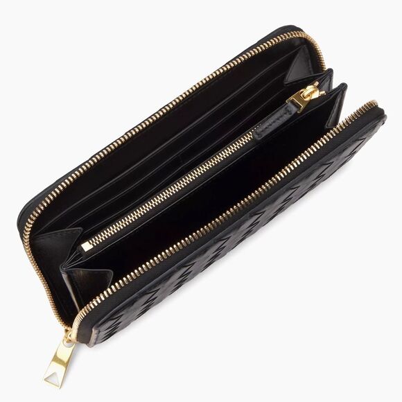 Bottega Veneta Intrecciato Leather Zip-Around Wallet - Picture 2 of 13